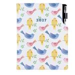 Kalendarz książkowy DESIGN tygodniowy B6 2027 - Ptaki