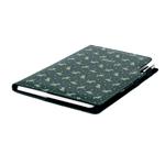 Kalendarz książkowy DESIGN tygodniowy B6 2027 - zielony - gałązki