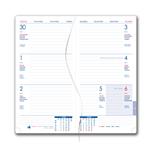 Kalendarz książkowy DESIGN tygodniowy kieszonkowy 2026 polski - bordowy - Łąka