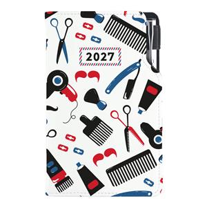 Kalendarz książkowy DESIGN tygodniowy kieszonkowy 2027 czeski - Barber