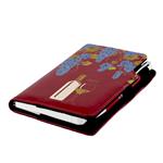 Kalendarz książkowy DESIGN tygodniowy kieszonkowy 2027 czeski - bordo - Wino