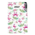 Kalendarz książkowy DESIGN tygodniowy kieszonkowy 2027 czeski - Flaming