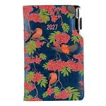 Kalendarz książkowy DESIGN tygodniowy kieszonkowy 2027 czeski- granatowy - Gil