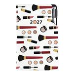 Kalendarz książkowy DESIGN tygodniowy kieszonkowy 2027 czeski - Make up