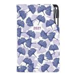 Kalendarz książkowy DESIGN tygodniowy kieszonkowy 2027 czeski - Miłorząb