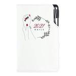 Kalendarz książkowy DESIGN tygodniowy kieszonkowy 2027 czeski - Nails