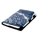 Kalendarz książkowy DESIGN tygodniowy kieszonkowy 2027 czeski - niebieski - ornament