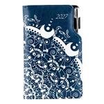 Kalendarz książkowy DESIGN tygodniowy kieszonkowy 2027 czeski - niebieski - ornament