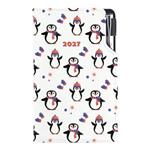 Kalendarz książkowy DESIGN tygodniowy kieszonkowy 2027 polski - Pingwin