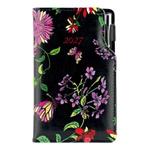 Kalendarz książkowy DESIGN tygodniowy kieszonkowy 2027 słowacki - czarny - kwiaty