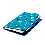 Kalendarz książkowy DESIGN tygodniowy kieszonkowy 2027 slowacki - turkusowy Doktor - serce