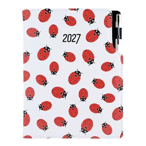 Kalendarz książkowy DESIGN tygodniowy z notesem A5 2027 - Biedronka