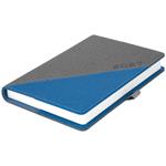 Kalendarz książkowy DIEGO dzienny A5 2027 czeski - szary/niebieski