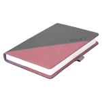 Kalendarz książkowy DIEGO dzienny A5 2027 czeski - szary/różowy