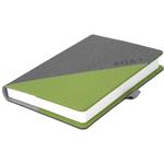 Kalendarz książkowy DIEGO dzienny A5 2027 czeski - szary/zielony