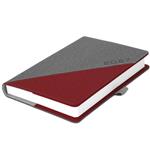 Kalendarz książkowy DIEGO dzienny A5 2027 polski - szary/czerwony