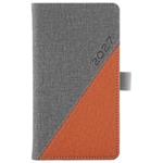 Kalendarz książkowy DIEGO tygodniowy kieszonkowy 2027 czeski - szary/pomarańczowy