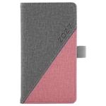 Kalendarz książkowy DIEGO tygodniowy kieszonkowy 2027 czeski - szary/różowy