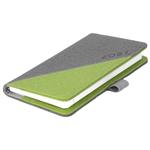 Kalendarz książkowy DIEGO tygodniowy kieszonkowy 2027 polski - szary/zielony