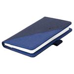 Kalendarz książkowy DIEGO tygodniowy kieszonkowy 2027 słowacki?? - granatowy/granatowy