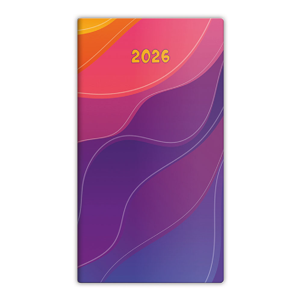 Kalendarz książkowy dwutygodniowy 2026 kieszonkowy - Napoli - design 6