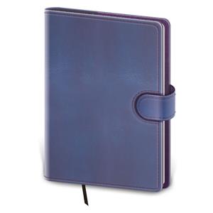 Kalendarz książkowy dzienny A5 2026 Flip - double violet