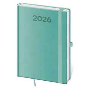 Kalendarz książkowy dzienny A5 2026 Print Pop - jasnozielony
