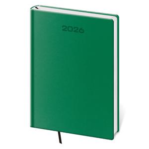 Kalendarz książkowy dzienny A5 2026 Soft - zielony