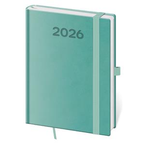 Kalendarz książkowy dzienny B6 2026 Print Pop - jasnozielony