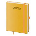 Kalendarz książkowy dzienny B6 2026 Print Pop - żółty