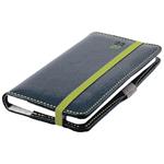 Kalendarz książkowy ELASTIC tygodniowy kieszonkowy 2027 słowacki?? - grafit/zielona gumka