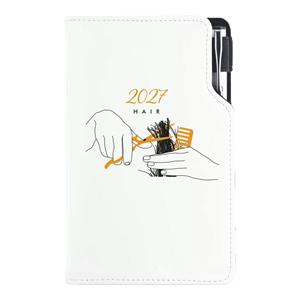 Kalendarz książkowy FRYZJERSKI Hair - DESIGN tygodniowy kieszonkowy 2027 czeski