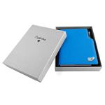 Kalendarz książkowy GEP CRYSTAL dzienny B6 2027 - niebieski