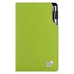 Kalendarz książkowy GEP CRYSTAL tygodniowy kieszonkowy 2027 czeski - jasnozielony