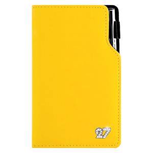 Kalendarz książkowy GEP CRYSTAL tygodniowy kieszonkowy 2027 słowacki - złoty