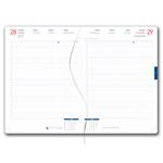 Kalendarz książkowy GEP z długopisem dzienny A4 2027 polski - musztardowy