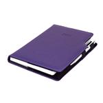 Kalendarz książkowy GEP z długopisem dzienny A5 2027 polski - fioletowy