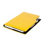 Kalendarz książkowy GEP z długopisem dzienny B6 2027 polski - żółty