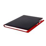 Kalendarz książkowy GEP z długopisem tygodniowy A4 2027 CZ/SK - czarny (czerwone wnętrze)