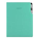 Kalendarz książkowy GEP z długopisem tygodniowy A4 2027 polski - miętowy