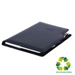 Kalendarz książkowy GEP z długopisem tygodniowy A5 2027 czeski - czarny (czarne wnętrze) - skóra ekologiczna z recykling