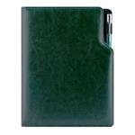 Kalendarz książkowy GEP z długopisem tygodniowy A5 2027 czeski - zielony