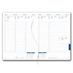 Kalendarz książkowy GEP z długopisem tygodniowy A5 2027 polski - beżowy