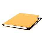 Kalendarz książkowy GEP z długopisem tygodniowy A5 2027 słowacki?? - musztardowy