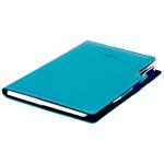 Kalendarz książkowy GEP z długopisem tygodniowy B6 2024 CZ/SK - turkusowy (niebieskie wnętrze)