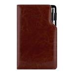 Kalendarz książkowy GEP z długopisem tygodniowy kieszonkowy 2027 czeski - brązowy