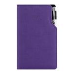 Kalendarz książkowy GEP z długopisem tygodniowy kieszonkowy 2027 czeski - fioletowy