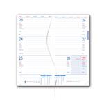 Kalendarz książkowy GEP z długopisem tygodniowy kieszonkowy 2027 czeski - granatowy