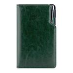 Kalendarz książkowy GEP z długopisem tygodniowy kieszonkowy 2027 czeski - zielony