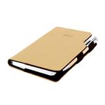 Kalendarz książkowy GEP z długopisem tygodniowy kieszonkowy 2027 polski - beżowy